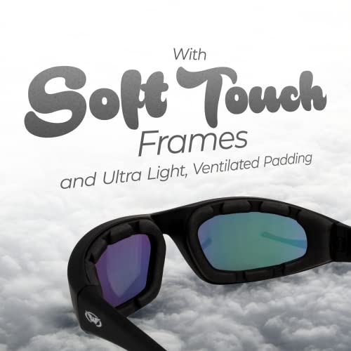 Global Vision Eyewear Black Frame Kickback Riding Glasses with GT Lenses4