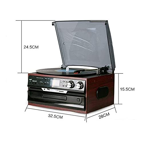 Gramophone, Platine Tourne-Disque Bluetooth avec CD, Cassette, Radio et Lecteur de Musique Audio USB/SD amplificateur… - Les Beatles, Paul McCartney, John Lennon, RIngo Starr, George Harrison Gramophone, Platine Tourne-Disque Bluetooth avec CD, Cassette, Radio et Lecteur de Musique Audio USB/SD amplificateur… – Image 3