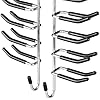 Whitmor 6021-189 Ebony Chrome 10 Hook Accessory Hanger