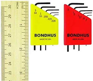 Bondhus 20393 L-Wrench Hex Key Double Set