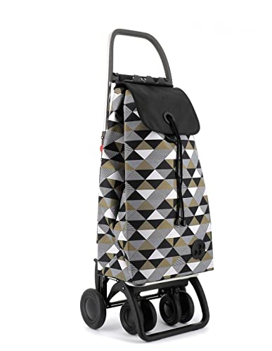 Carrello Portaspesa Rolser Imax Sahara 4 Ruote 2 Girevole Pieghevole - Nero