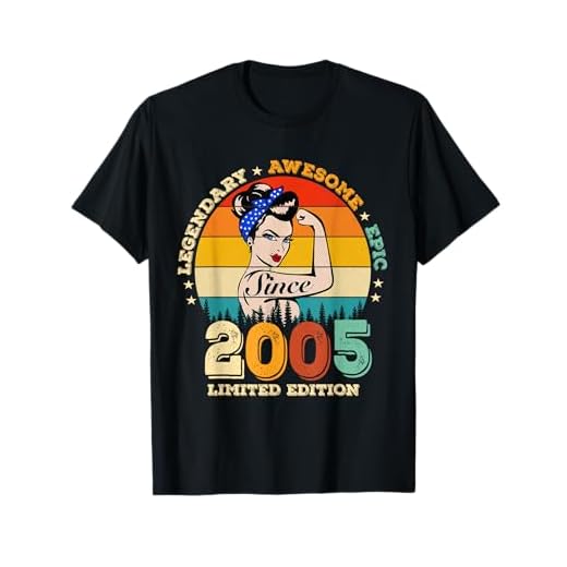 Legendario de 17 años desde 2005 Impresionantes mujeres de 17 cumpleaños Camiseta