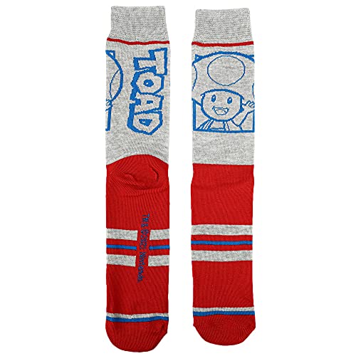 Bioworld Super Mario Split Mens Collectible Crew Sock 5 pack4