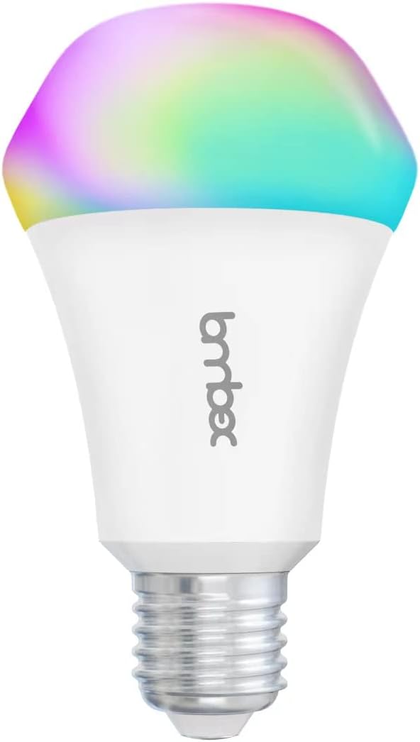 WiFi Led Light Bulb Smart Light E27 Edison Bulb Compatible with Alexa RGB Color Changing Mood Light Controlled by Smart Devices No Hub Required for Relaxation, Party Lights…7W [Energy Class A+]