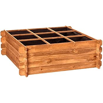 Hortalia Maceto Wood - Huerto Urbano Maceta de Cultivo, 60.50 x 30 ...