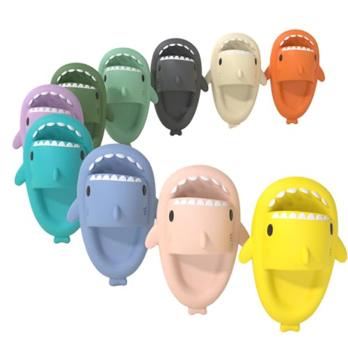 Shark Slipper, Shark Slides, Anti-Slip Quick Drying Shark Sliders2