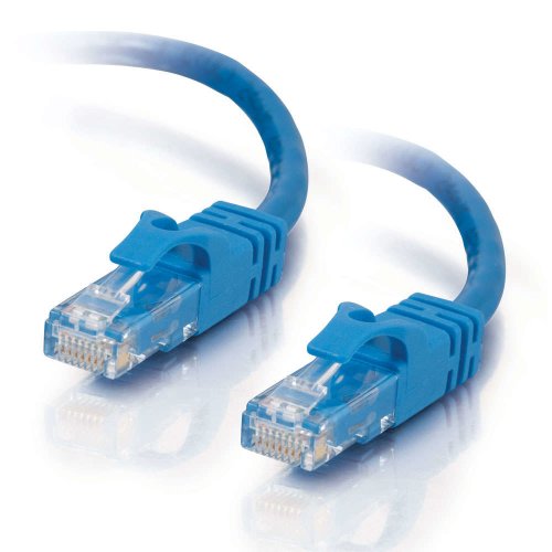 C2G 03980 Cat6 Cable - Snagless Unshielded Ethernet Network Patch Cable, Blue (30 Feet, 9.14 Meters)