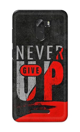 Image of Printed Hard Back Cover for Gionee A1 Lite Back Cover (Never Give Up) -190724(DP)
