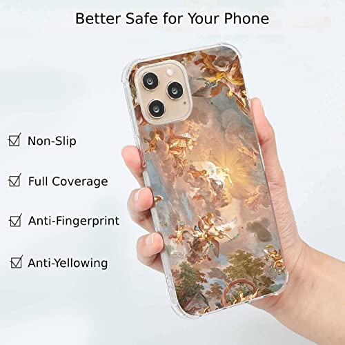 Aesthetics Angel God Painting Phone Case Compatible With Iphone 13 Pro Max, Cool Angel God Case For Iphone 13 Pro Max, Unique Trendy Tpu Bumper Protective Cover Case #TOP1