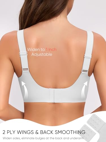 Image of Gailife Crossover Bras for Women No Underwire Wireless Bralettes Seamless Supportive T Shirt Everyday Bras