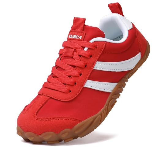 Image of KUBUA Kids Barefoot Shoes Boys Girls Wide Toe Box Zero Drop Sneakers | Breathable Lightweight, Reinforced Toe, Minimalist, Hiking, Tennis, Running, Walking, School, Toddler, Little Kid, Big Kid