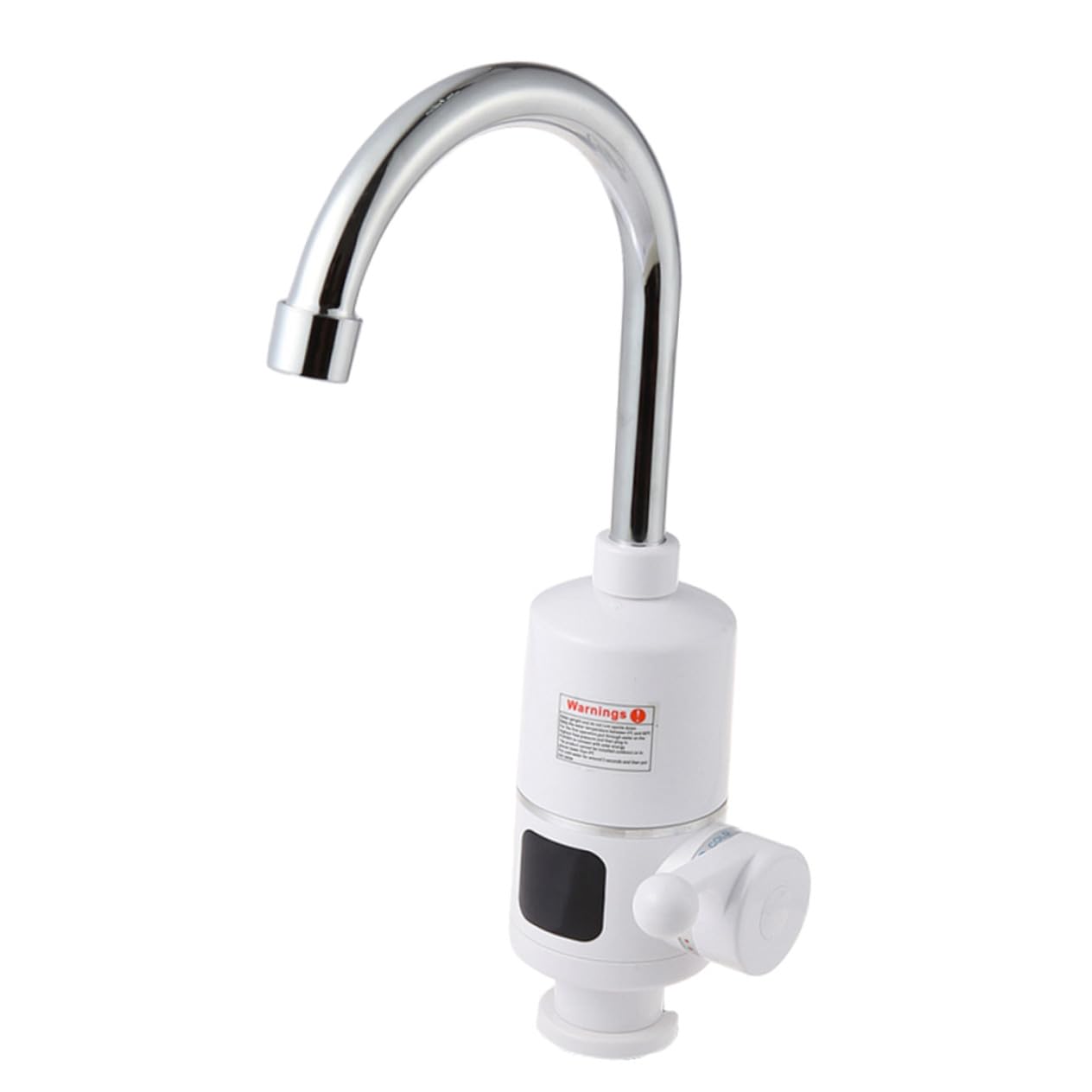 Robinet d'eau chaude instantané avec affichage numérique pour cuisine moderne