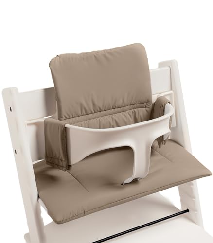 Image of Cushion Compatible with Stokke Tripp Trapp - Waterproof Soft Seat Cushion for Infants, Babies & Toddlers - High Chair Accessories, Easy to Install, Easy to Clean - Mocha