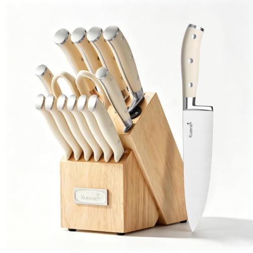 KUISINE Chef Knife Set, High Carbon Stainless...