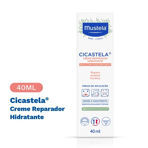 Mustela Cicastela Creme Reparador Hidratante 40Ml - Hidrata Repara Acalma E Purifica A Pele - Multiu