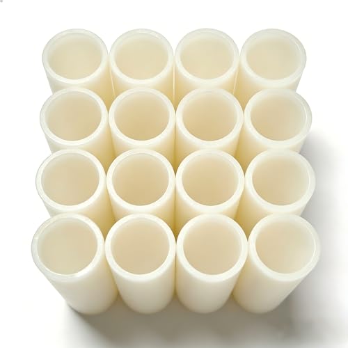 HCLLPS 16Pcs Nylon Trailer Leaf Spring Bushings 9/16 ID x 1-3/4 Length Replacement 722106 Bushing Kit Universal Fit for Trailer Double Eye Leaf Springs & Equalizers (Nylon)