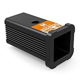 MICTUNING 2-1/2 Inch Class V to 2 Inch Class III and IV Trailer Hitch Receiver Adapter Reducer 2.5 Inches to 2 Inches Sleeve Convertor