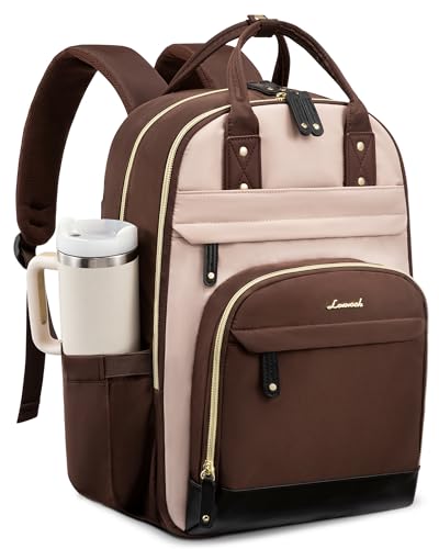Image of LOVEVOOK Laptop Backpack for Women, Travel Backpacks Work Anti-Theft Bag, Backpack Purse, Conputer bags with USB, Waterproof