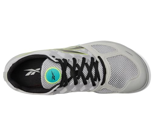Reebok Men's Nano 2.0 Sneakers, Grey/Unleashed Green/Lime, Size 12.5