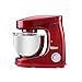 6L Robot da Cucina Frullatore a Spirale Impastatrice per Pane Supporto per frullino per Le Uova con Gancio per Impasto Ciotola Rimovibile Crema per impastare Frappè