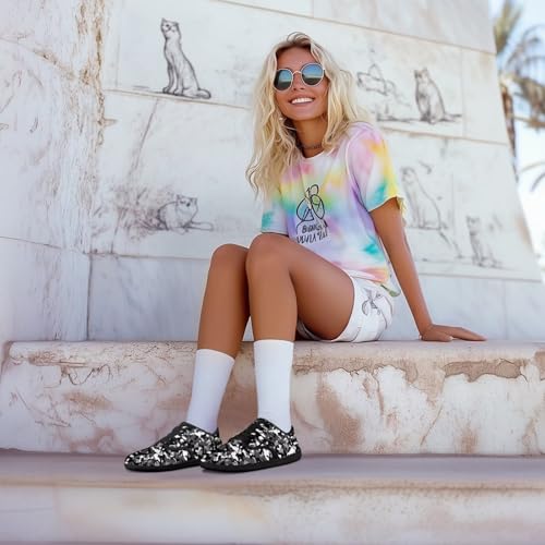 Binienty Women's Wide Toe Walking Shoes Lace Up Minimalist Barefoot Sneakers Non Slip Tennis Shoes 5