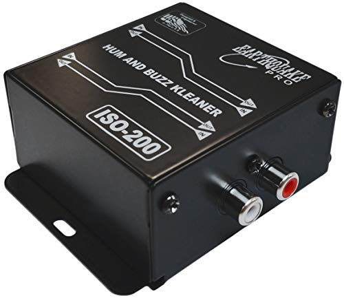 Earthquake Sound ISO-200 Hum and Buzz Kleaner 600 Ohm Ground Loop Isolator with RCA to XLR Signal Conversion