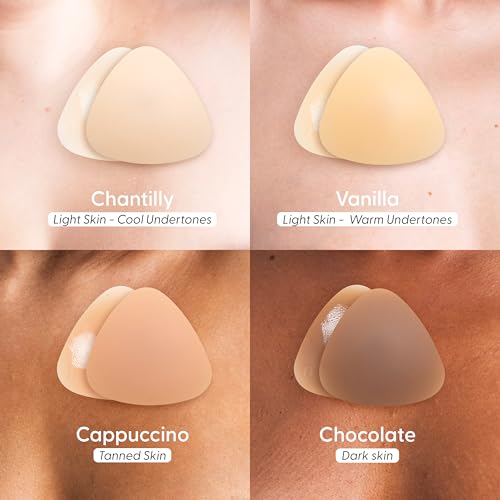 Triangular Ultra-Thin, Reusable, Adhesive, and Hypoallergenic Nipple Covers - For Cup B-D+ -4