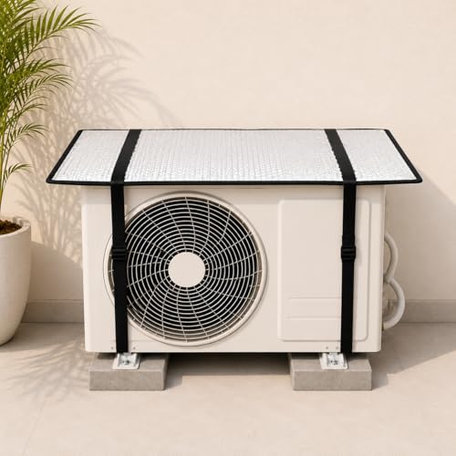 Image of AC Outdoor Unit Protector | Split AC Compressor Cover | Outdoor AC Unit Sun Protector | Waterproof AC Sun Shade Cover for All AC Brands | Dust, Heat & Bird Dropping Protection