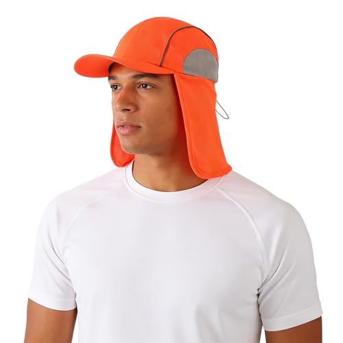 Gorro de Seguridad Reflectante UV con Ala Ancha Unisex miniatura 4