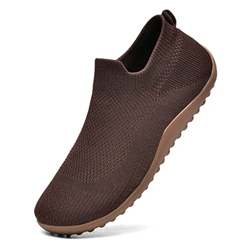 KBZone Womens Slip on Minimalist Barefoot Sock Shoes for Women Comfortable Foot Shape Walking Shoes