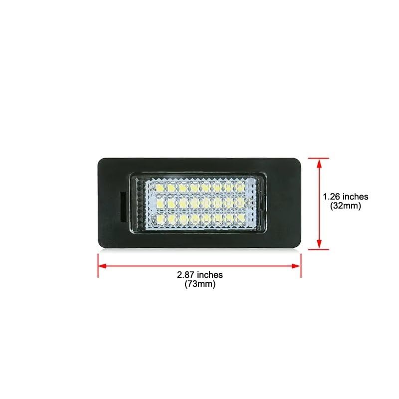 Luz de matrícula para E91 y E90 viajes nocturnos seguros con 63267165646 4