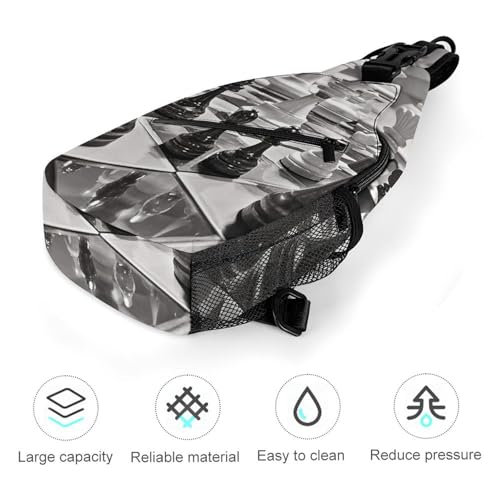 Bolso tipo bolso cruzado casual para senderismo miniatura 5
