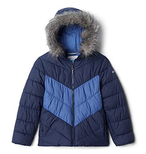 Columbia Girls' Toddler Arctic Blast Jacket, Nocturnal/Velvet Cove, 3T