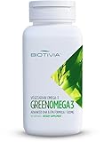 Biotivia Green Omega 3, Advanced Formula to Help Maintain Healthy Brain and Heart Function, 90 Count
