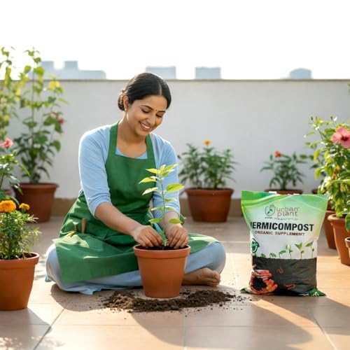 Image of Urban Plant Pure Vermicompost | Fertilizer For Plant | Vermicompost for Boosting Plant Growth