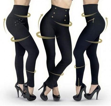 Hollywood Pants - The New Slimming Leggings, You'll Look Like Slimmer Instantly! Size L/XL