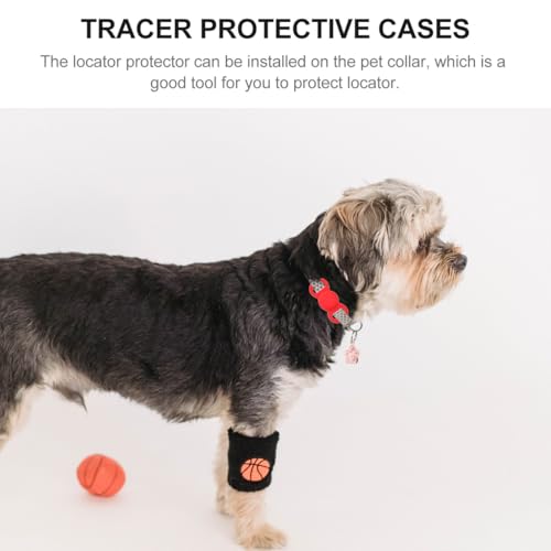 jojofuny 2Er Pack Silikon SchutzhüLle Kompatibel Mit Air Tag FüR Haustier Kratzfeste Anti-Verlust Abdeckung FüR Hundemarken Leichte SchutzhüLle FüR Haustierhalsband
