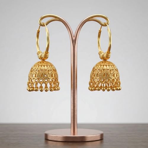 Image of JFL - Jewellery for Less Gold Plated Copper Earrings For Women