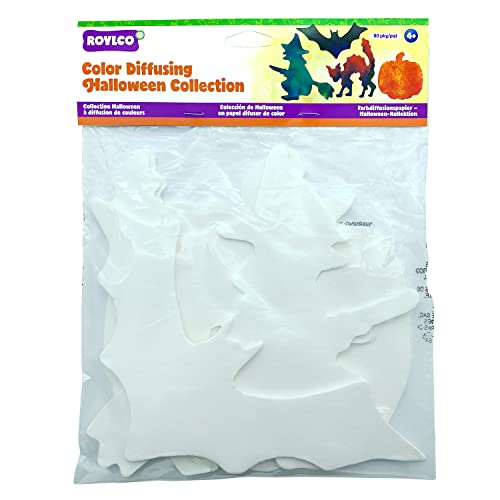 Roylco Colección de Halloween difusión de color 80 diseños troquelados para artes y manualidades espeluznantes Cover
