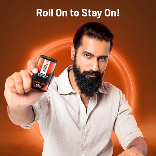 Image of Wild Stone Explore Anti-Odour Roll On For Men, 50ml | Up to 72-Hour Odour Control | Infused with cedarwood oil and Vitamin C | Skin Friendly & Itch Free Deodorant Roll On | Long-Lasting Freshness