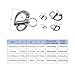 Generic Marine Grade 316 Stainless Steel Fixed Shackle Hand Pull Quick Hanging Shackle snap Hook for Hoisting Rope Suspension (2Pcs, 2-3/4