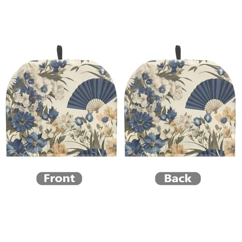 Image of Retro Flowers Tea Cozy for Teapot Insulated Soft Tea Cup Warmer Cozy for Party Kitchen Accessory Retro Fans Kettle Kitchen Dust Cover,Women