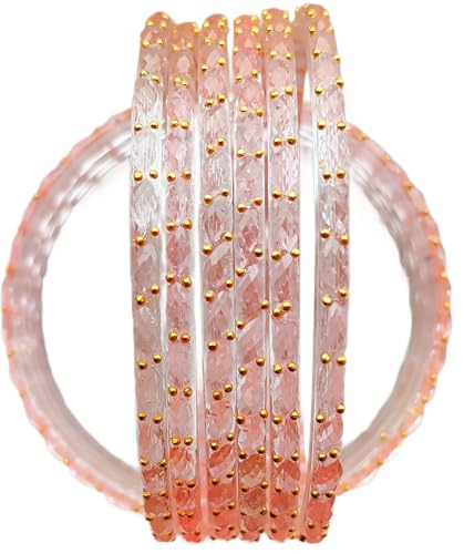 Image of JPS Plain and Glossy Finished Raindrop Glass Bangles Set for Women & Girls | Traditional Ethnic Chudi for Wedding, Party & Regular- Set of 12 Pcs of One Colour | Wedding Special
