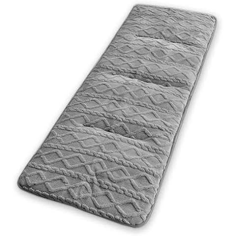 Favorland Camping Sleeping Pad Cot Pads Mattress Mat Outdoor XL Soft Comfortable Polyester Thick Lightweight Foldable for Hiking Backpacking Traveling Cover