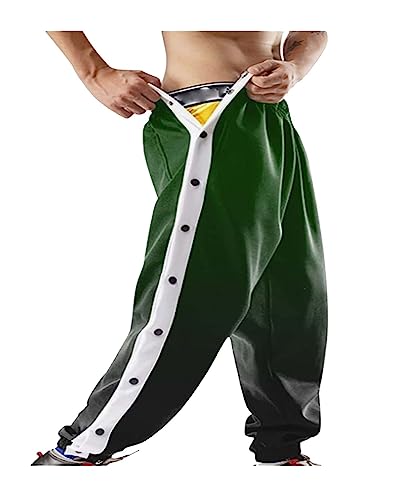 Pantalon à ouverture latérale pour hommes idéal pour les échauffements de basket
