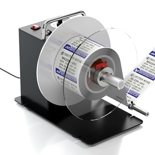 Lumirio Automatic Label Rewinder, Label Rewinding Machine with 1