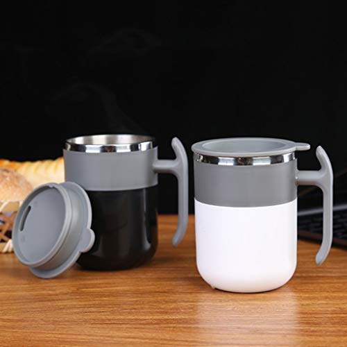 LEJIA Caneca de café com agitação magnética automática, sem bateria, com isolamento automático