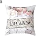 Produktbild JoyRolly Country Rose Square Throw Pillow Protector Fall Kissenbezug Bettwäsche Artikel 5#