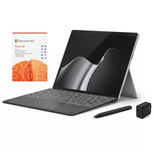 Image of Microsoft Surface Pro 2026, 13 inch 2-in-1 Laptop Tablet (12th Gen), 3K 120Hz Touchscreen, Snapdragon X2 Plus AI Copilot+ PC, Wi-Fi 7, USB4, 16GB RAM, 512GB SSD, KB, Pen, MS365, Windows 11, Platinum