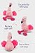 Living Nature SMOLS Flamingo modelliert dem original lebenden Tier der Natur, langlebiges Material, ideal für Natur, Wissenschaft, Schulprojekte und kinetische Bildung, Pink